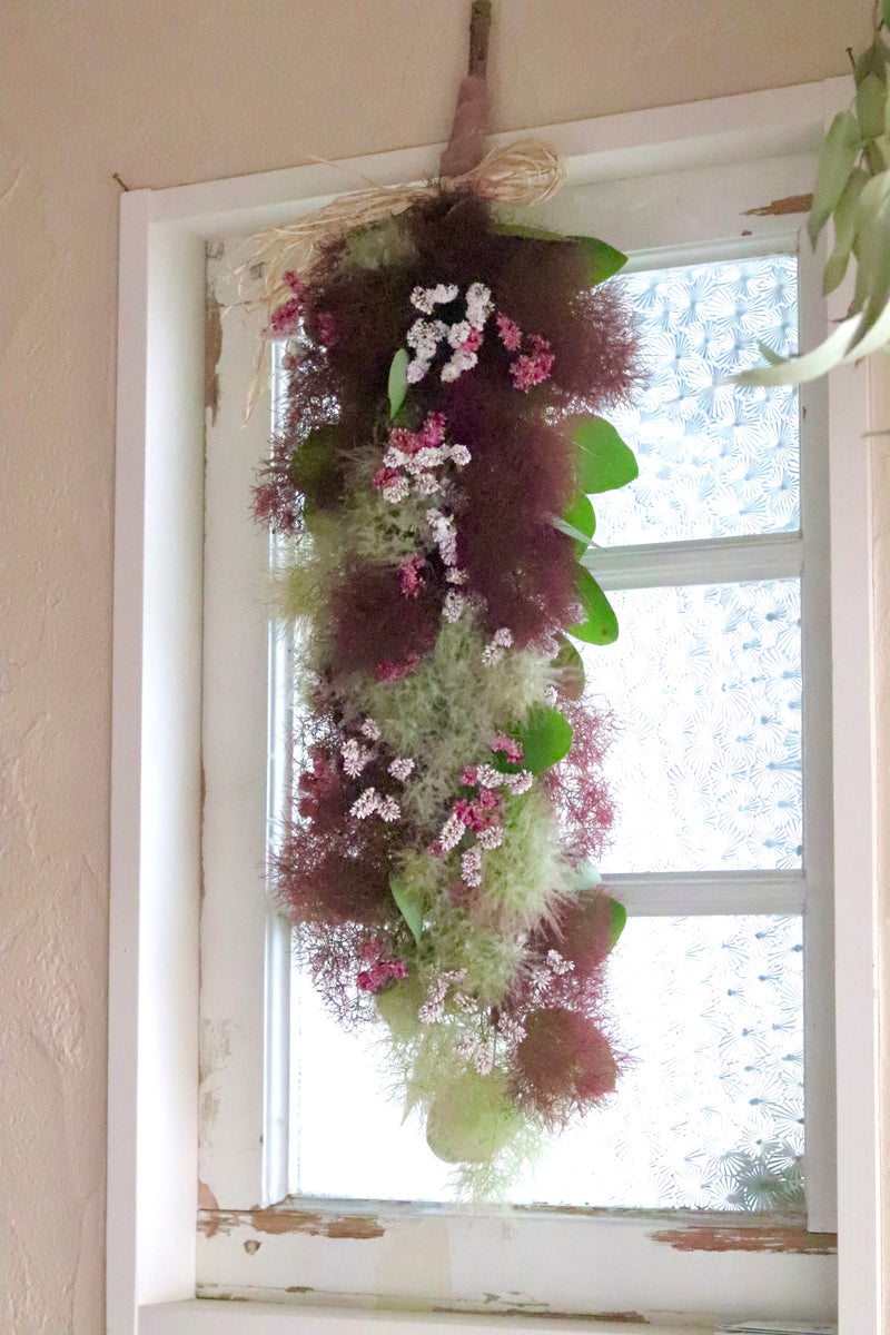 季節限定》スモークツリーのガーランドスワッグ – karen* flower