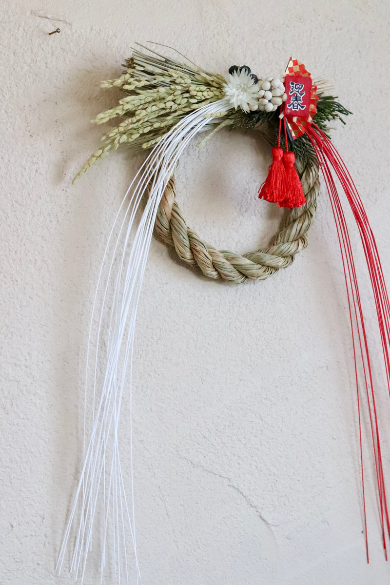 稲穂丸しめ縄飾り】 – karen* flower store