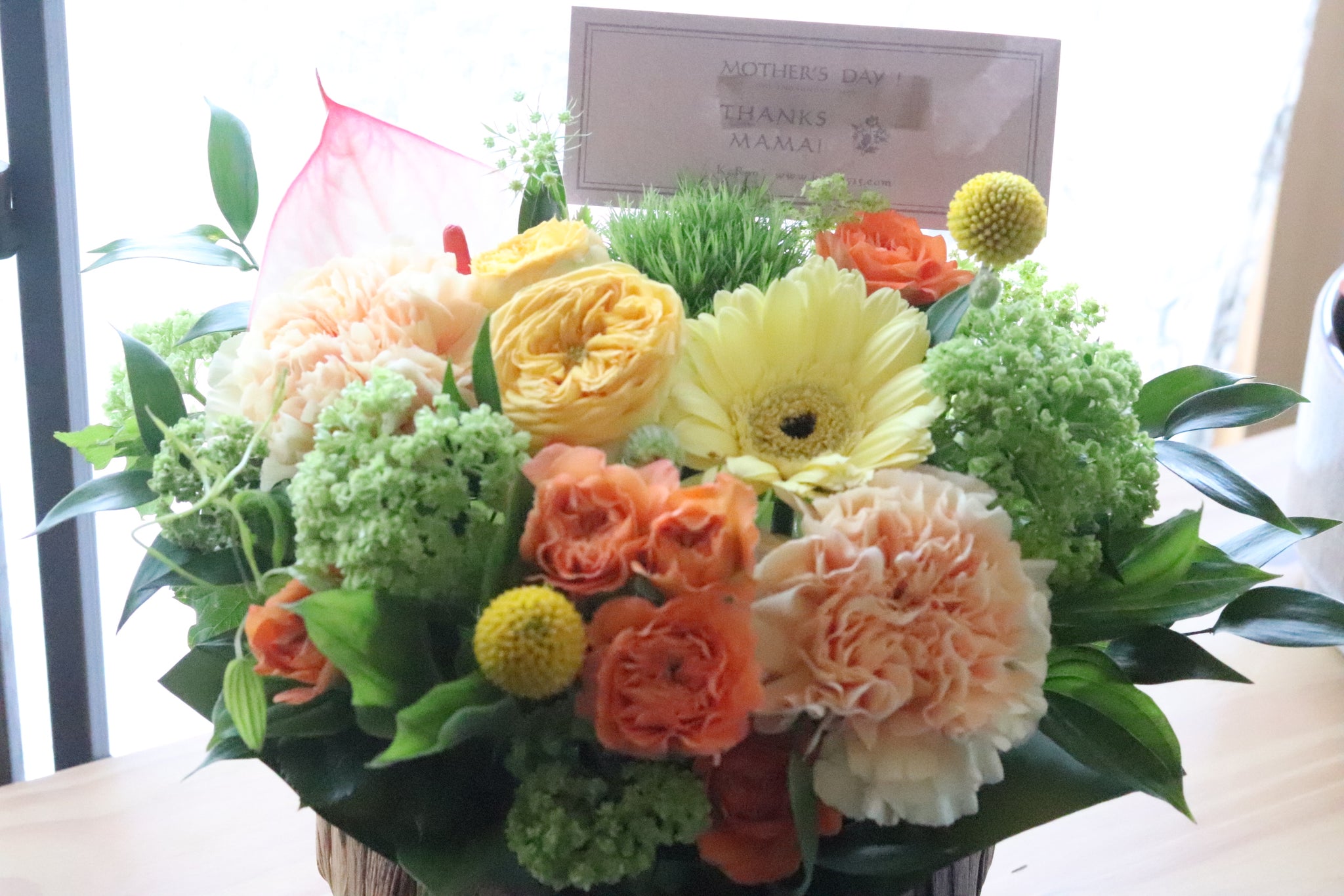 【宅配便】Mother's Day 2024　flower arrangement  《Mサイズ》 4500円